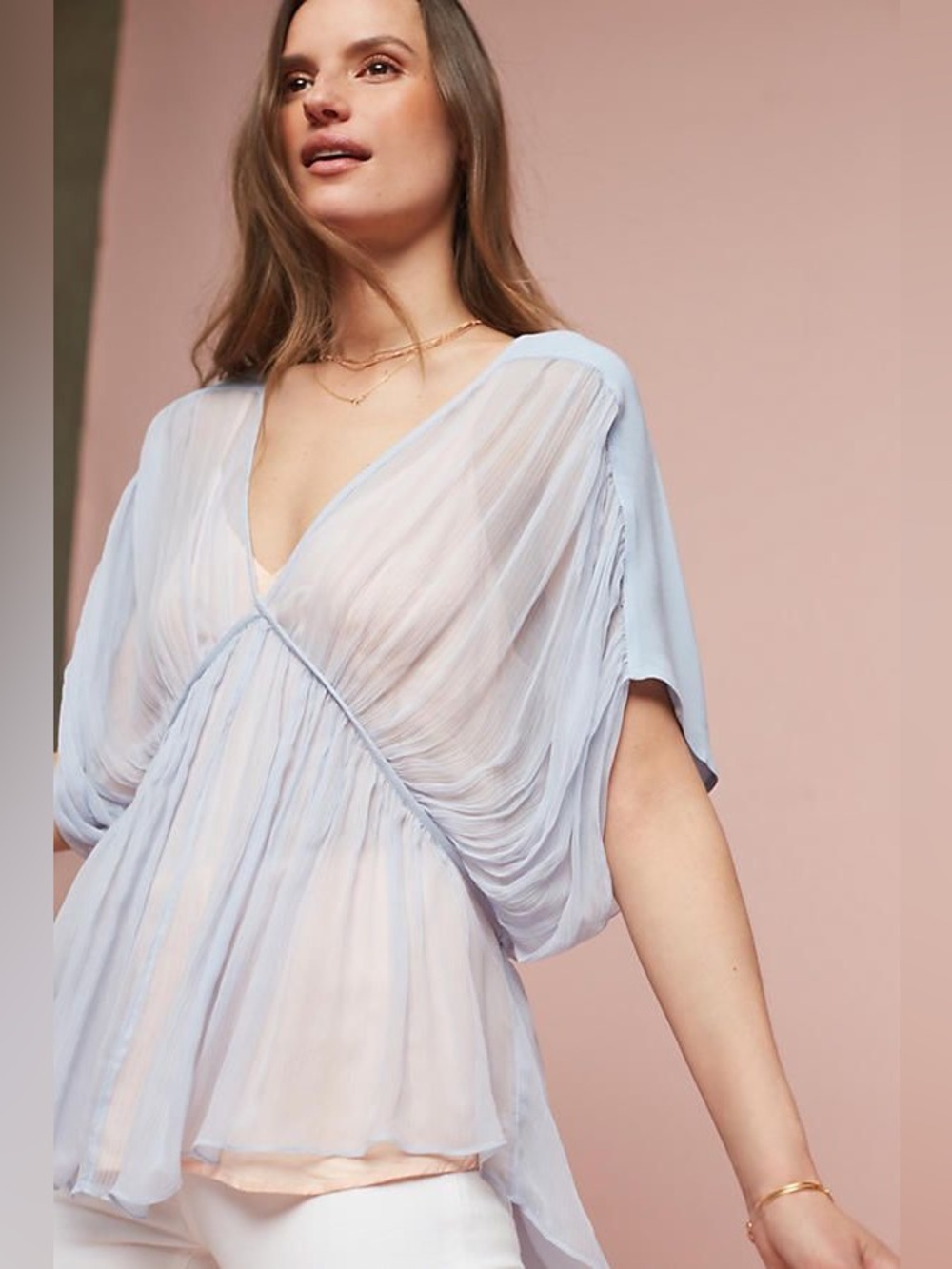 NWT FLOREAT by Anthropologie Olia Chiffon Tunic
Size X-Small